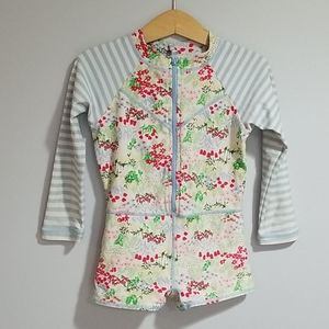 Hanna Andersson swimsuit,  long sleeved, sz 90